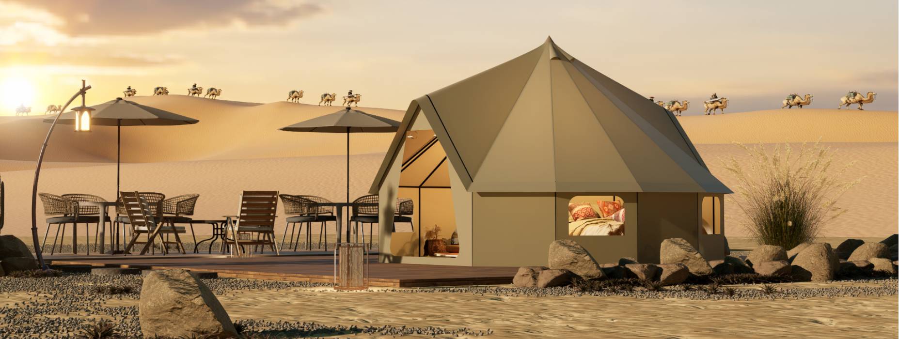 秦皇岛露营酒店帐篷产品